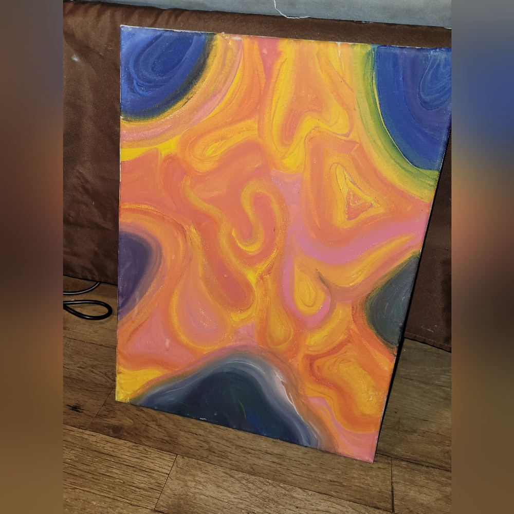 Starfish Painting Abstract Psychedelic Painting